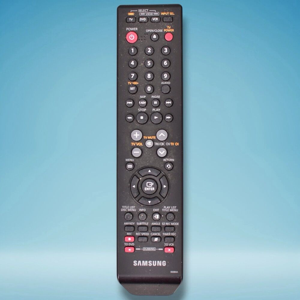 samsung 00084a remote control for dvd vcr combo recorder oem genuine